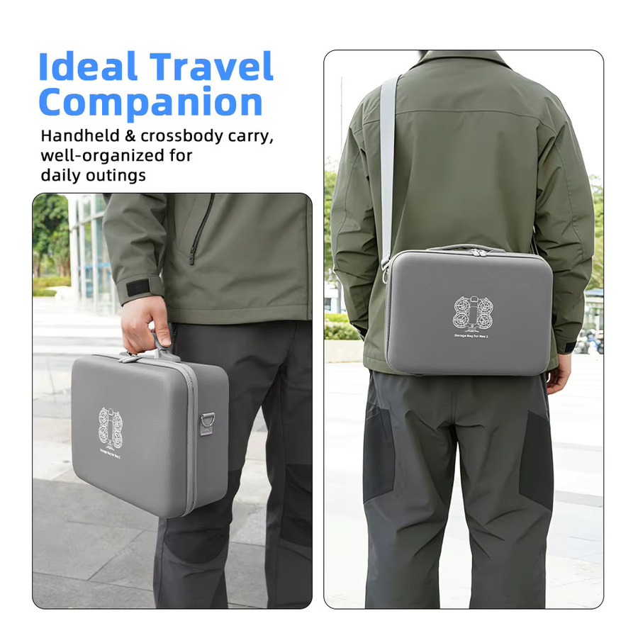 DJI Neo 2 Motion Fly More Combo Tragbare Reisetasche und Stoßabsorbierende Schutzhülle in Grau - Bild 3
