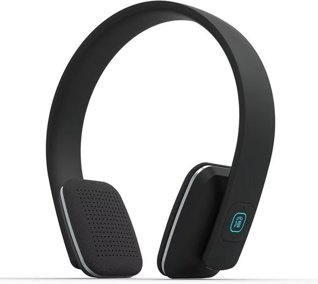 YITHOR On-Ear Bluetooth-Kopfhörer in Schwarz mit Mikrofon und Stereo-Sound - Bild 1