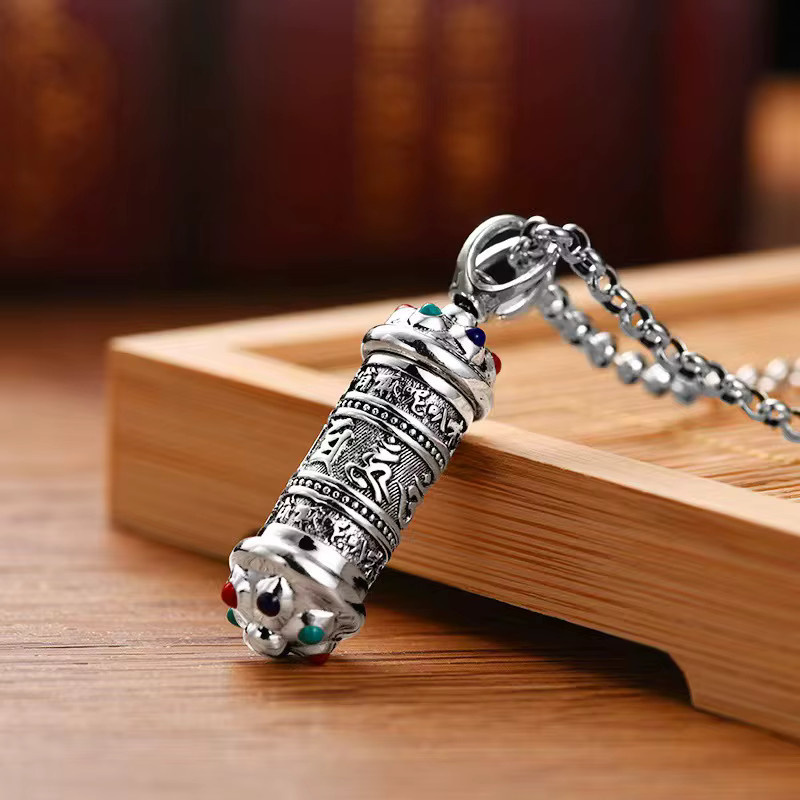 Everoyal Halskette, Emaille, Silber, Unisex - Bild 3
