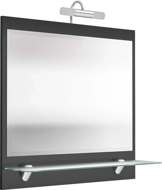Posseik Spiegel Salona Anthrazit B/H/T: 70,0 x 68,0 x 22,0 cm - Bild 1