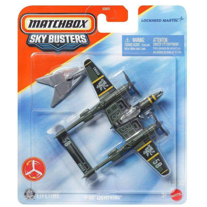 Matchbox Sky Buster Boeing 747 P-38 Lightning Twin Boom Sea Arrow Jet Hypersonique, Fahrzeugmodell, ab 3 Jahren - Bild 2