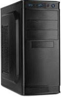 Inter-Tech IT-5905 Midi-Tower PC-Gehäuse in Schwarz mit USB-A und USB-C - Bild 1