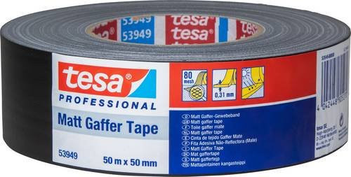 tesa Gaffer Tape Gewebeklebeband Schwarz 50 mm x 50 m - Bild 1