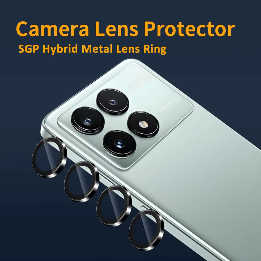 Xiaomi Kamera-Schutzring aus Metall für POCO F8 Ultra F8Pro 5G in Silber und Multicolour mit Anti-Scratch-Funktion - Bild 4