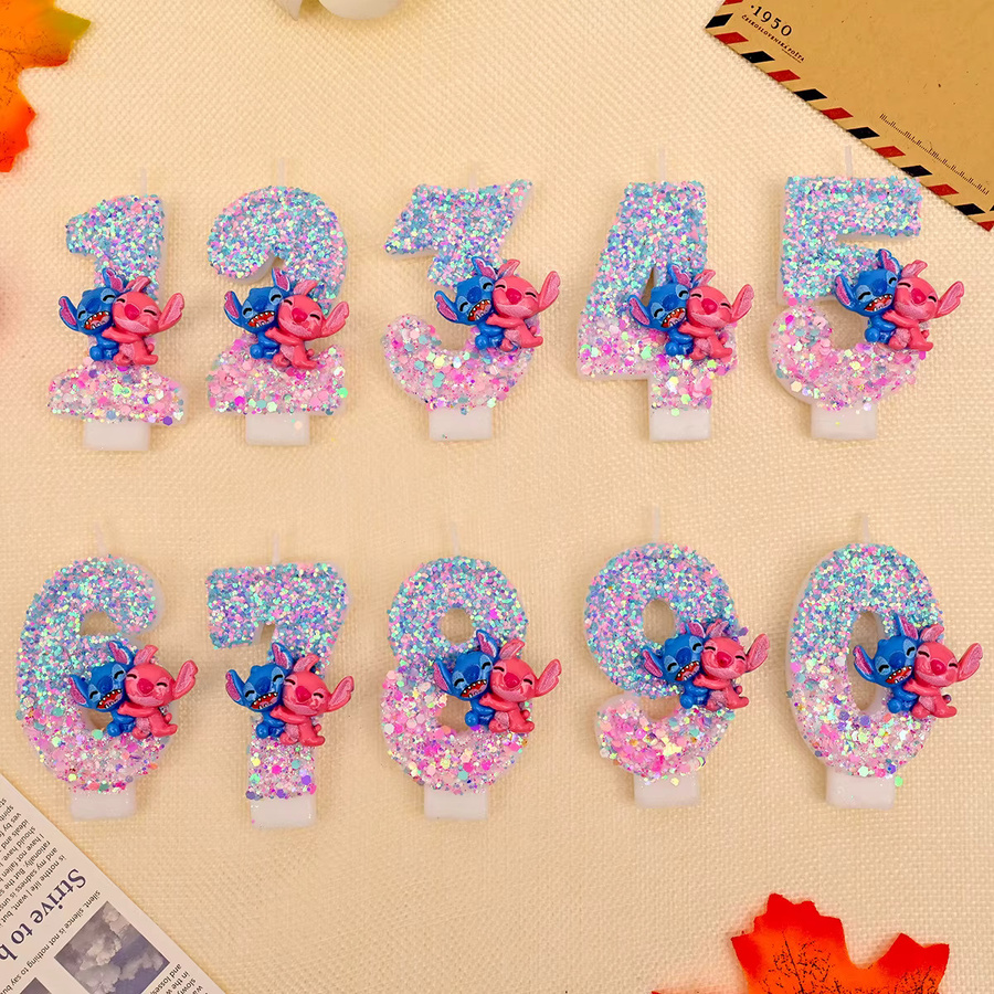 Digitale Kerze von MINISO in Mehrfarbig mit Cartoon-Figuren für deine Geburtstagsparty und Kuchen-Dekoration - Bild 2