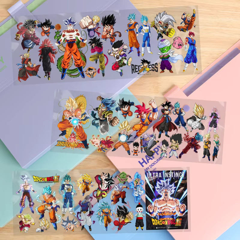 Bandai Dragon Ball Son Goku UV DTF Transferaufkleber, wasserfester Anime Aufkleber in Multicolour für DIY-Dekorationen - Bild 2