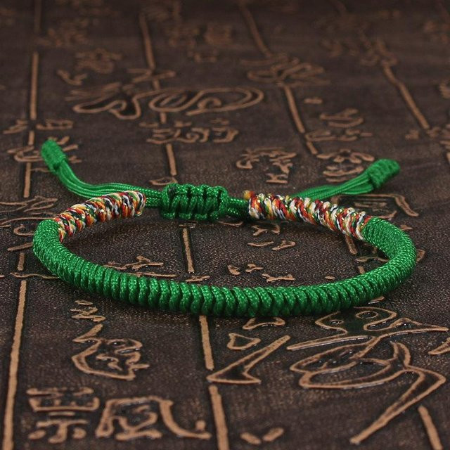 Rd lala Armband, King Kong Knoten, geflochten, grün, Unisex - Bild 1