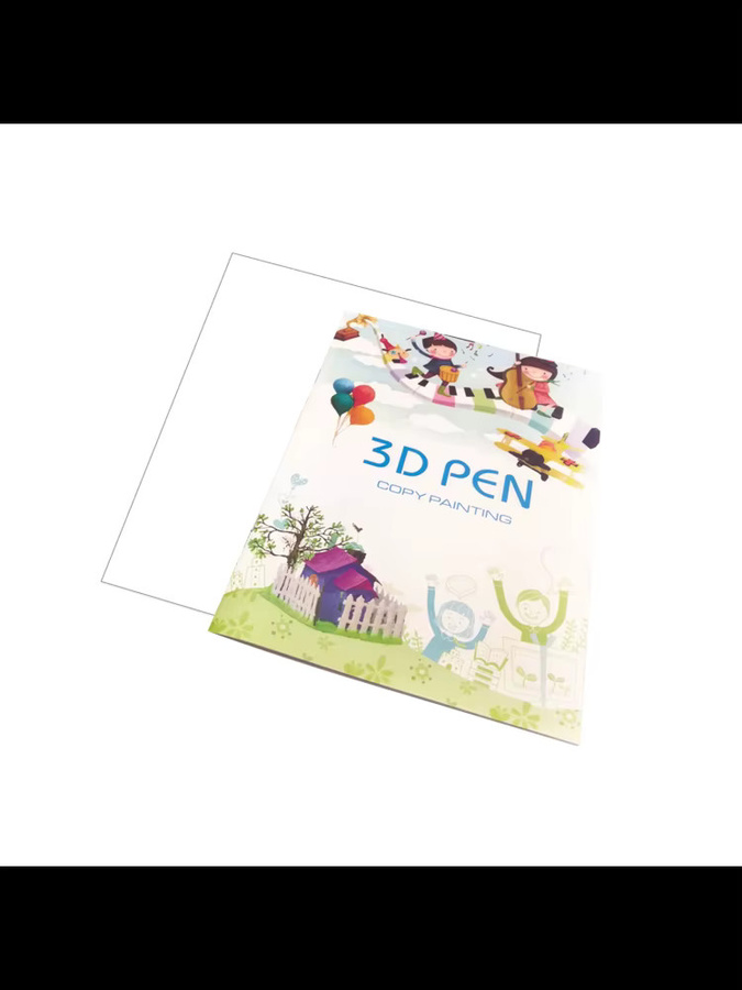 Aibecy 3D-Stift-Schablonenbuch, Zeichenschablonen, 40 Zeichenmuster, transparent - Bild 3