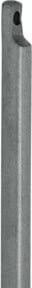 DENI Treibriegelstange 4116, beidseitig ausgeklingt, verzinkt, Farbe: Silber, B/H: 16 x 2.500 mm - Bild 1