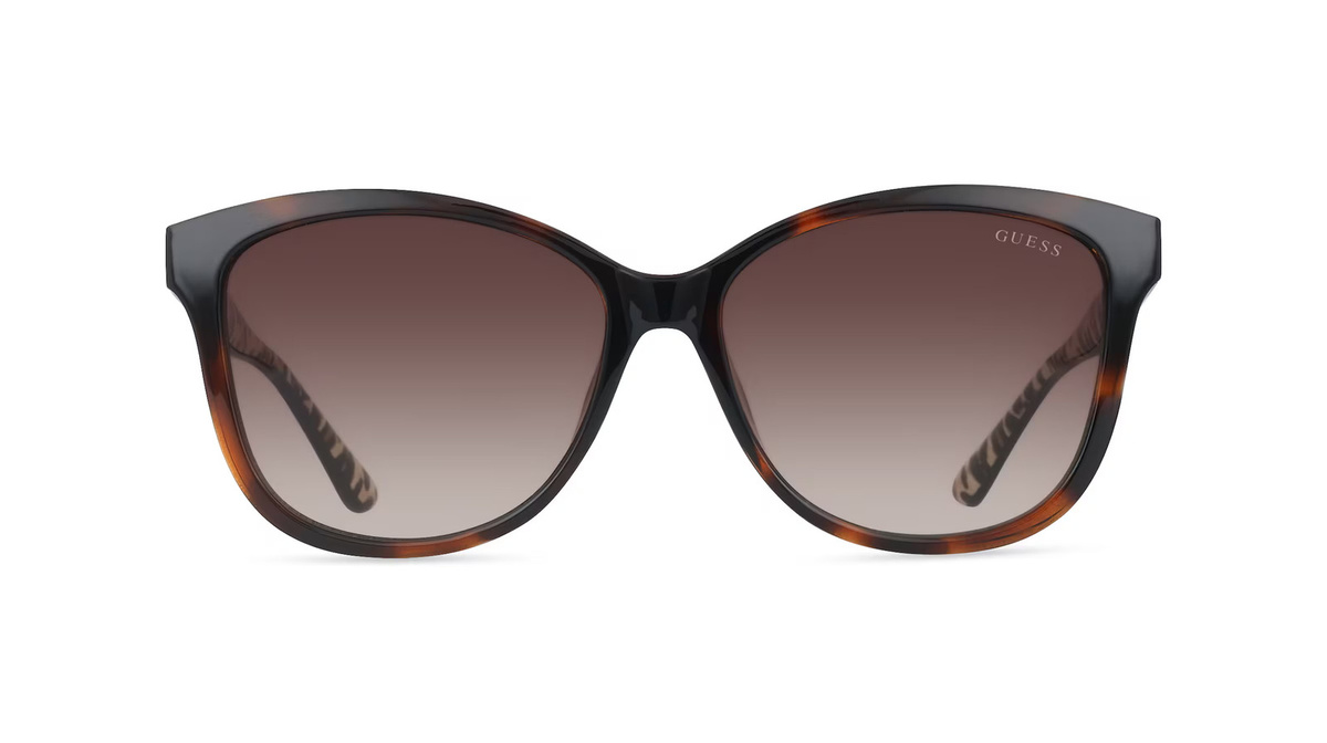 Guess GU7828 Sonnenbrille Cat Eye, Vollrand, Kunststoff, braun, Damen - Bild 1