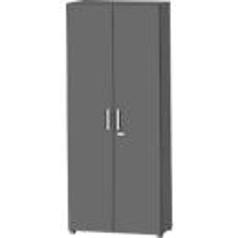 Schäfer Shop Select Schrank SET UP mit 6 Fachböden, abschließbar, Farbe Graphit, B/T/H: 80 x 42 x 224 cm - Bild 2