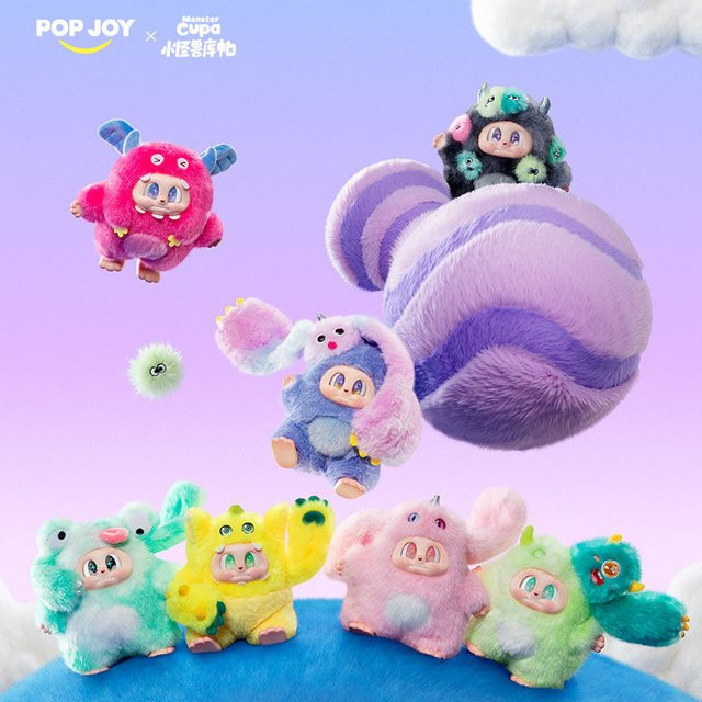 POP JOY Monster Cupa Twin Cosmic Series, Vinyl-Plüsch-Blindbox-Figuren, Einzelfigur - Bild 1