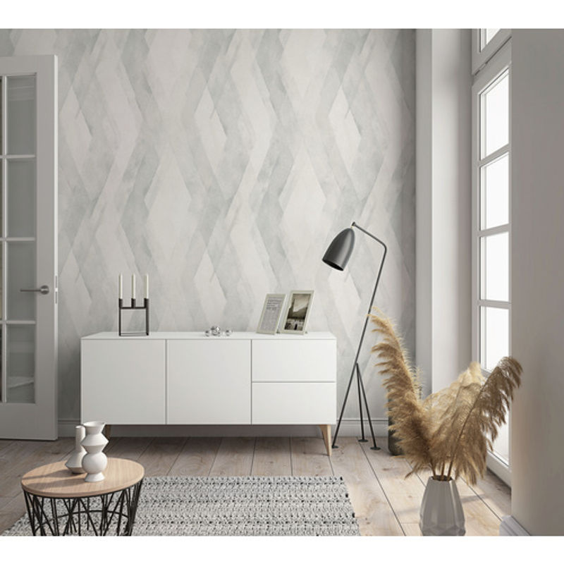 Marburg Vliestapete Shades mit geometrischem Rautenmuster in Greige und Beige - Bild 2