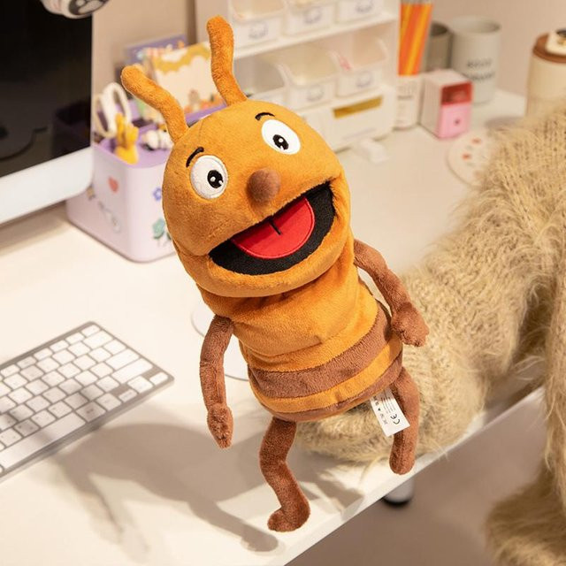 Yiran toy Handpuppe Marienkäfer, Plüschinsekten, ab 3 Jahre - Bild 1