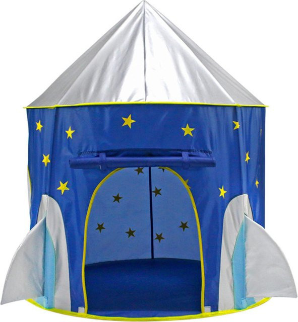 Igeteck Kinderspielzelt Spielzelthaus mit Tragetasche blau - Bild 1