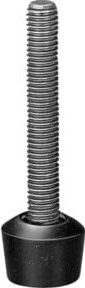 AMF Andrückschraube mit Gewinde aus Stahl, schwarz galvanisiert, Durchmesser: 4 mm, Länge: 25 mm - Bild 1