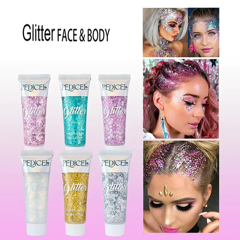 SAKSRAAR Glitzer-Gel, Pink, Schimmernd, Unisex - Bild 3
