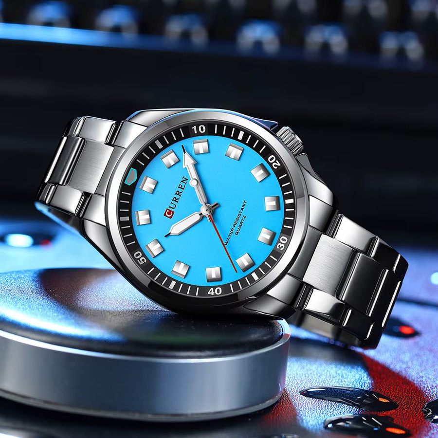 CURREN Armbanduhr Edelstahl, Analoguhr, Herren, Datum - Bild 4