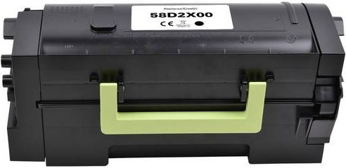 Renkforce Toner Cartridge Schwarz kompatibel mit Lexmark 58D2X00 für Laserdrucker mit 35000 Seiten Reichweite - Bild 1