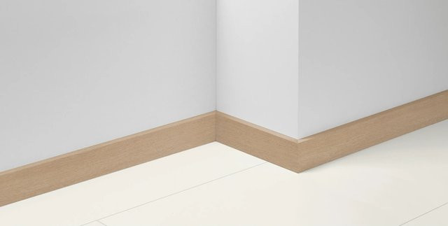 Parador Dekor-Sockelleiste SL 18 D150 Eiche braun mit Kabelkanal aus MDF, B/H/T: 220 x 7,0 x 1,6 cm - Bild 1