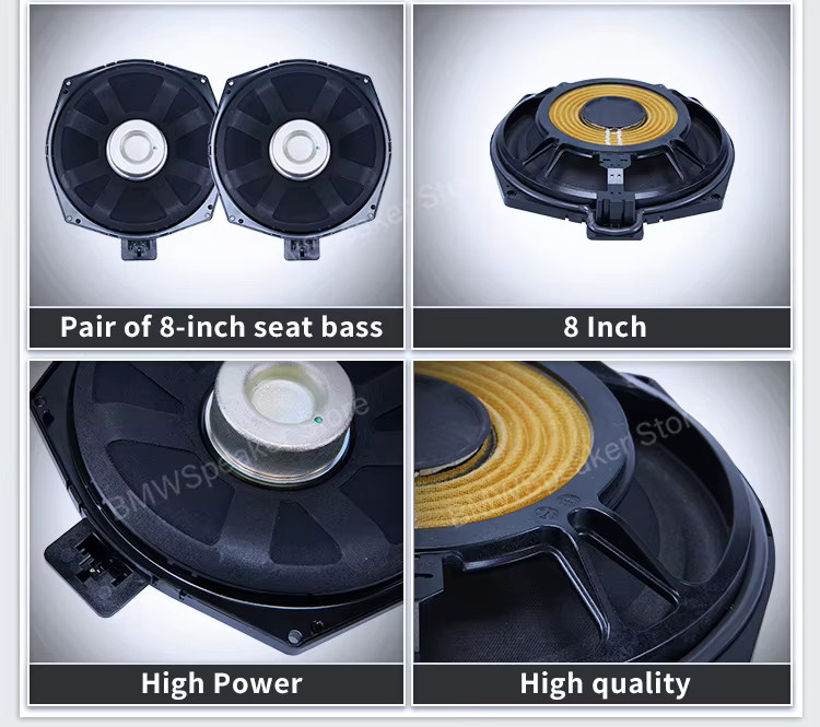 Harman Kardon 8 Zoll Subwoofer Lautsprecher in Schwarz für BMW F20 F22 F23 F25 F10 F11 F30 F11 3GT F47 F45 F46 F39 X1 X3 Serie - Bild 2