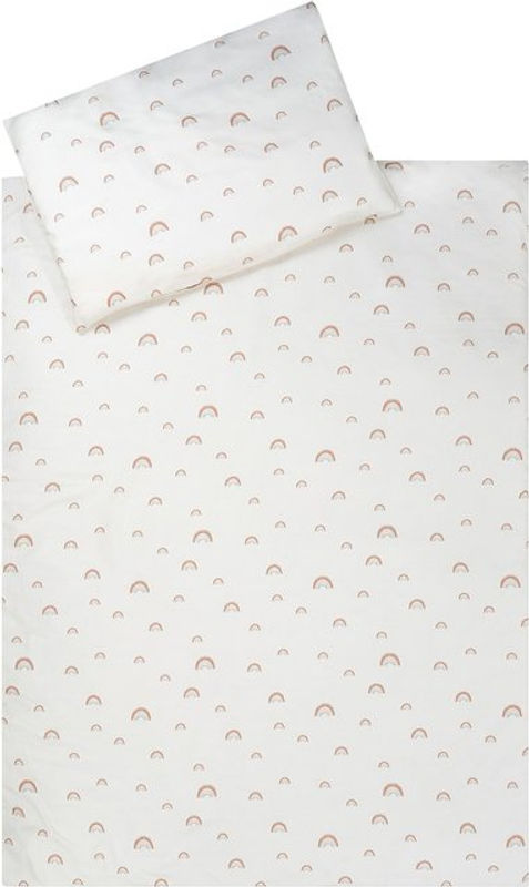 Julius Zöllner Bettwäsche für Kinder aus Organic Cotton in Beige und Weiß, Set bestehend aus Bettbezug und Kopfkissen, B/H: 135 x 200 cm, B/H: 100 x 135 cm und B/H: 40 x 60 cm - Bild 3