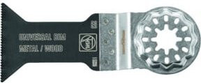 Fein E-Cut Universal Sägeblatt aus Bimetal für Metall, Holz und Kunststoff, Starlock, Schwarz, B/H: 44 x 55 mm, 3er Pack - Bild 1