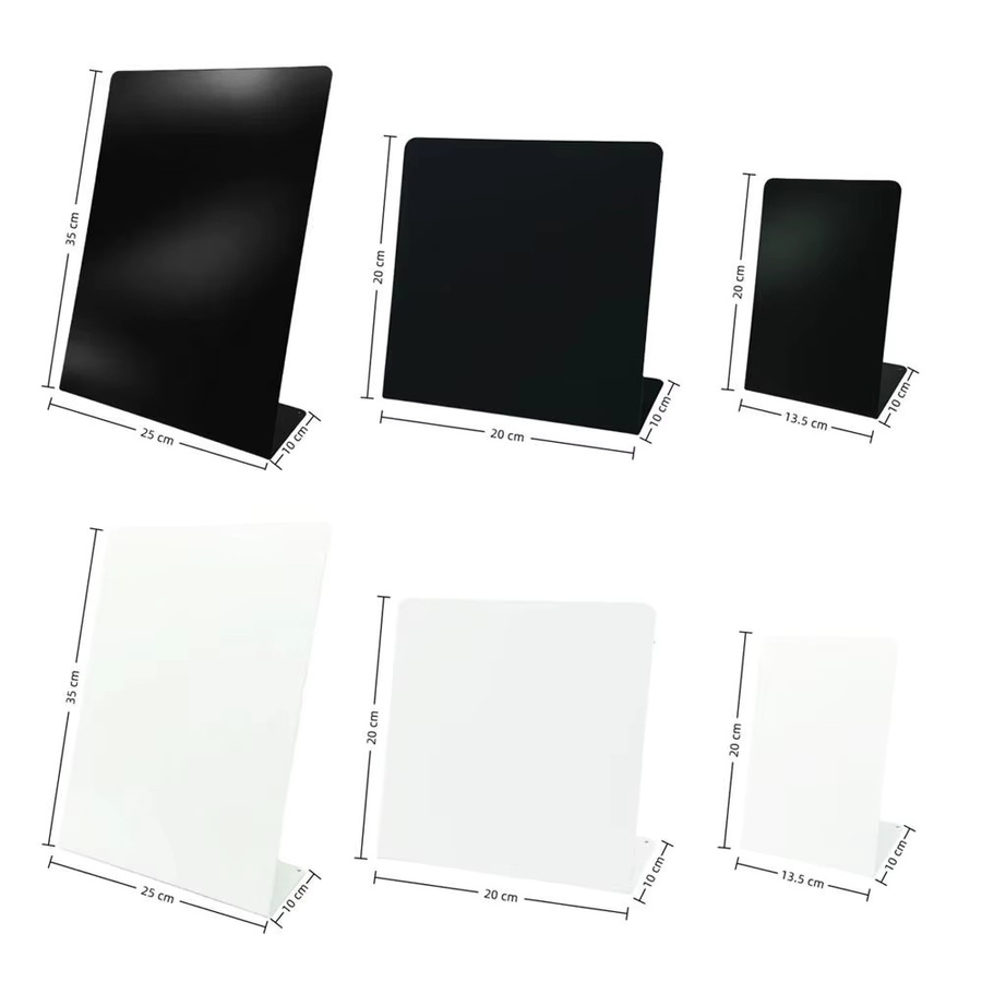Magnetische Metall-Desktop-Nachrichtentafel für Büro und Schule in Schwarz oder Weiß - Bild 5