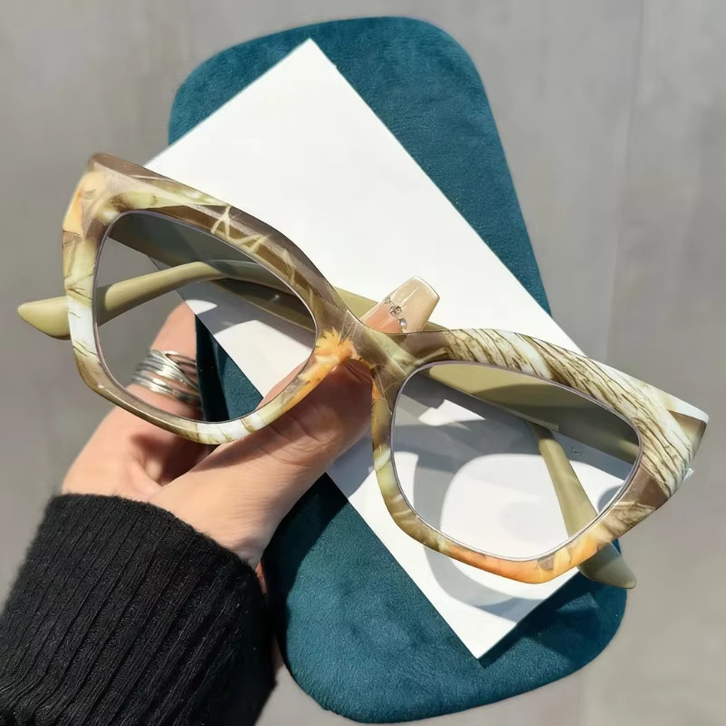 ERIKOLE Lesebrille Cat-Eye, Blumenmuster, Vollrand, Kunststoff, Multicolour - Bild 2