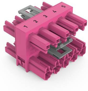 WAGO 770-1746 Steckverbinder pink 25 Stück - Bild 1