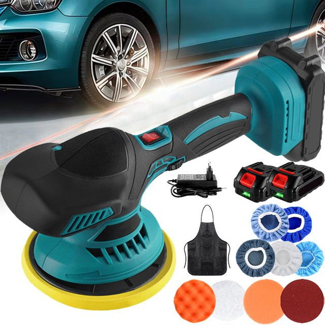 OWJHE Akku-Autopolierer mit 6 Gängen und 7000 U/min, elektrischer Polierer für Makita 21 V Akku-Systeme - Bild 1