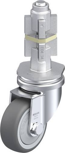 Blickle LRA-PATH 50KF-E04 Lenkrolle in Grau mit Stahl- und Kunststoffkomponenten, Rad-Durchmesser: 50 mm, Tragfähigkeit: 75 kg - Bild 1