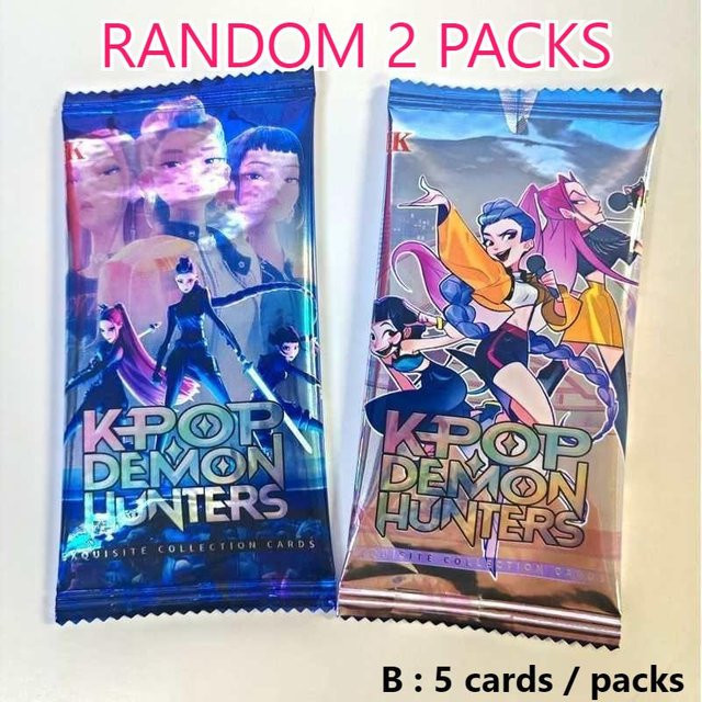 Yiran toy 1 K-POP Dämonenjäger Anime Sammelkarten Englische Version 5-teiliges Set - Bild 1