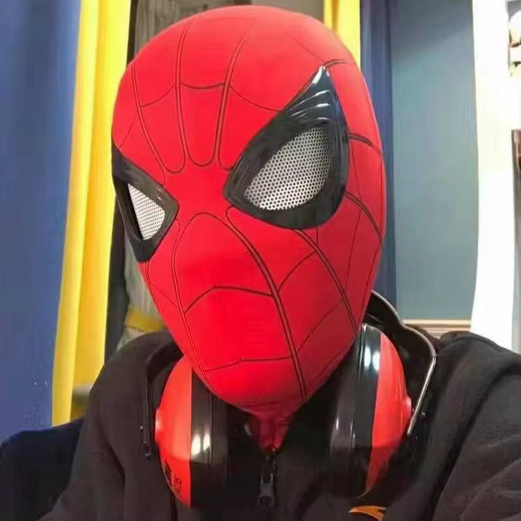 Hot Toys Marvel Spider-Man Maske, Halloween, Schwarz, Rot - Bild 4