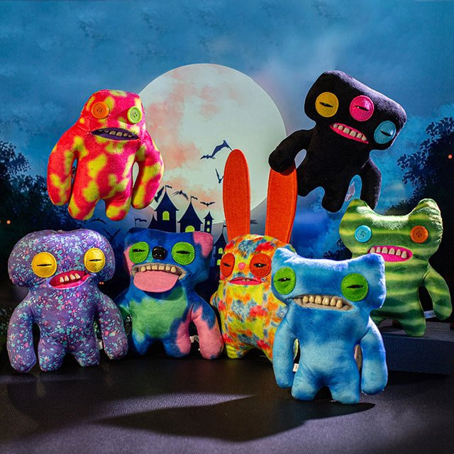 MIAOOWA Monster Plüsch Puppe, 20cm, Schwarz, Bunt / Mehrfarbig - Bild 1