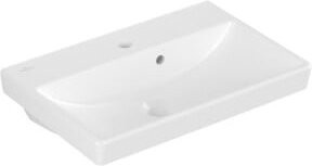 Villeroy & Boch Waschtisch Compact AVENTO aus Keramik in White, B/T: 55 x 37 cm, mit Überlauf - Bild 1