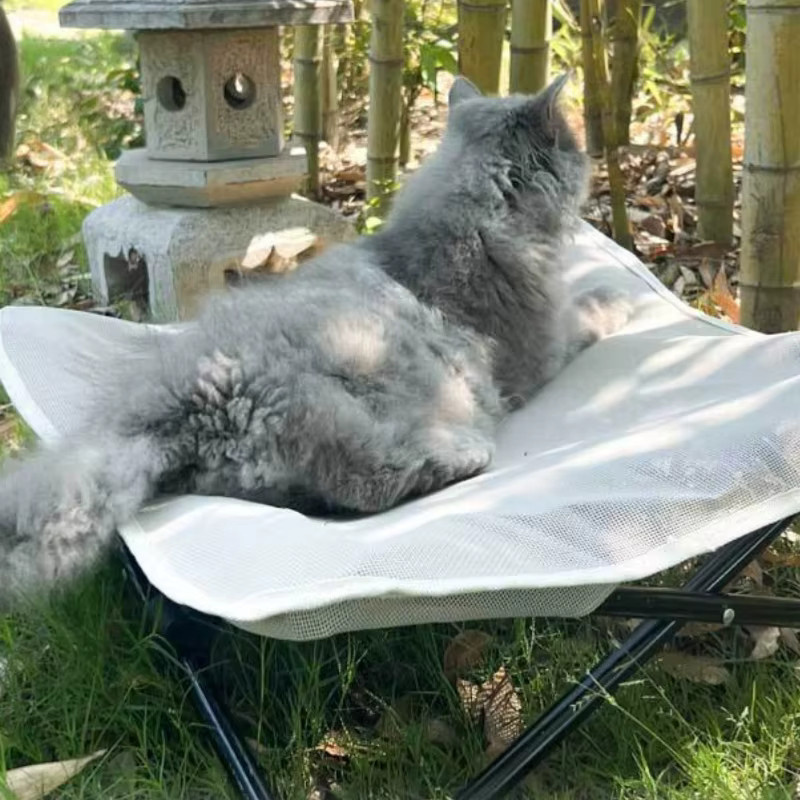 Booteely Katzenbett und Hundebett in Weiß, faltbares Haustiernest für kleine und mittelgroße Tiere - Bild 3