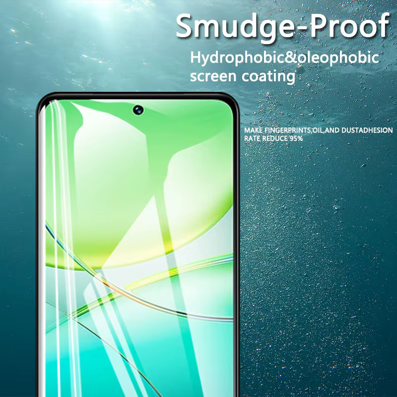 Set aus 1 bis 4 HD-Displayschutzfolien aus gehärtetem Glas für Vivo T3, 6,67 Zoll, transparent, kratzfest und fingerabdruckarm - Bild 2