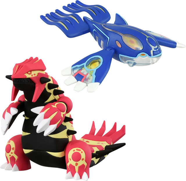 TOMY Pokémon Primal Reversion Groudon Kyogre, Einzelfigur - Bild 1