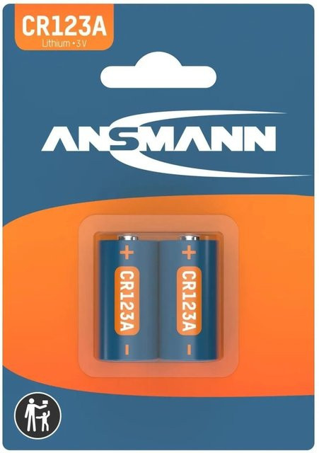 Westfalia Lithium-Batterie CR123A/CR17335 3 V im 2er Blister - Bild 1