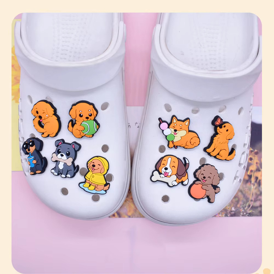 Lanxi League Schuh-Charms, Hunde-Tier-Serie, PVC, Kinder - Bild 2