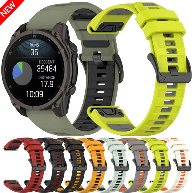 Garmin Uhrenarmband Silikon, Quick-Fit, Unisex - Bild 1