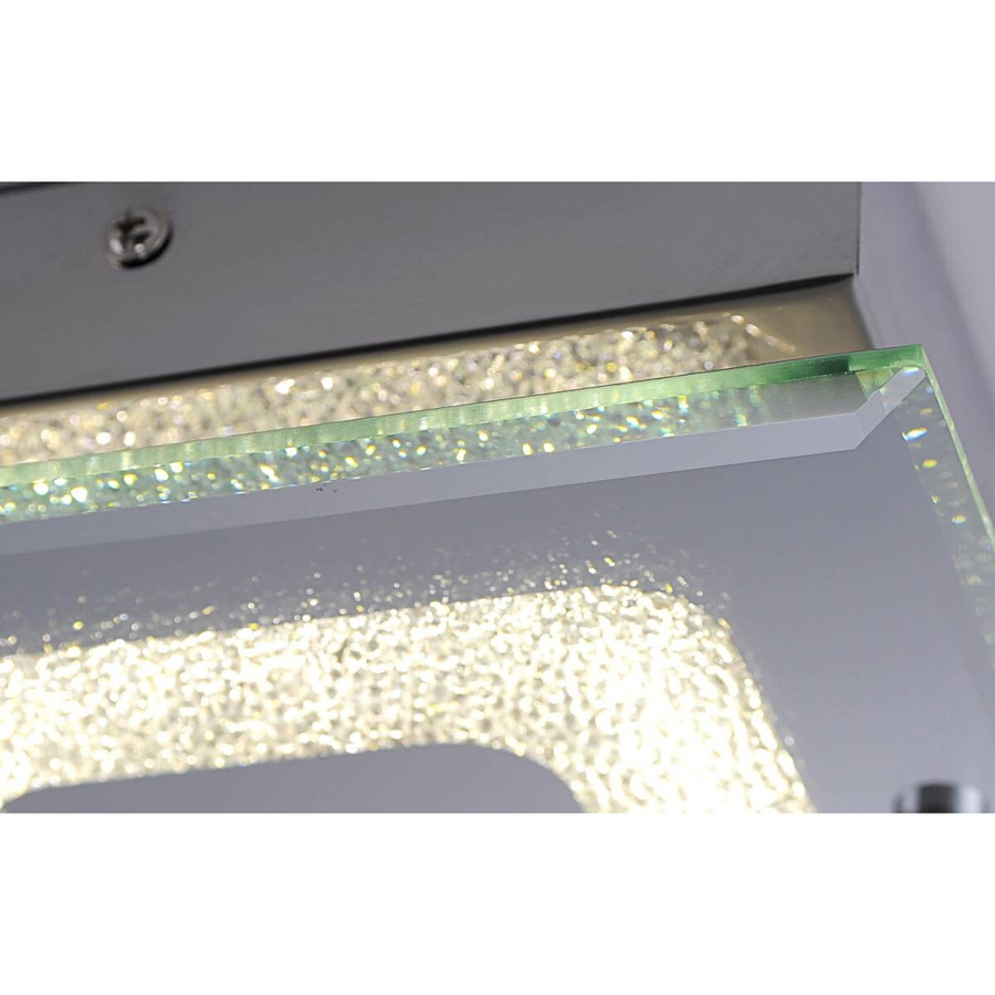 Just Light LED-Deckenleuchte LISA in Chrom und Glas, quadratisch, B/H/T: 18 x 5,8 x 18 cm - Bild 2