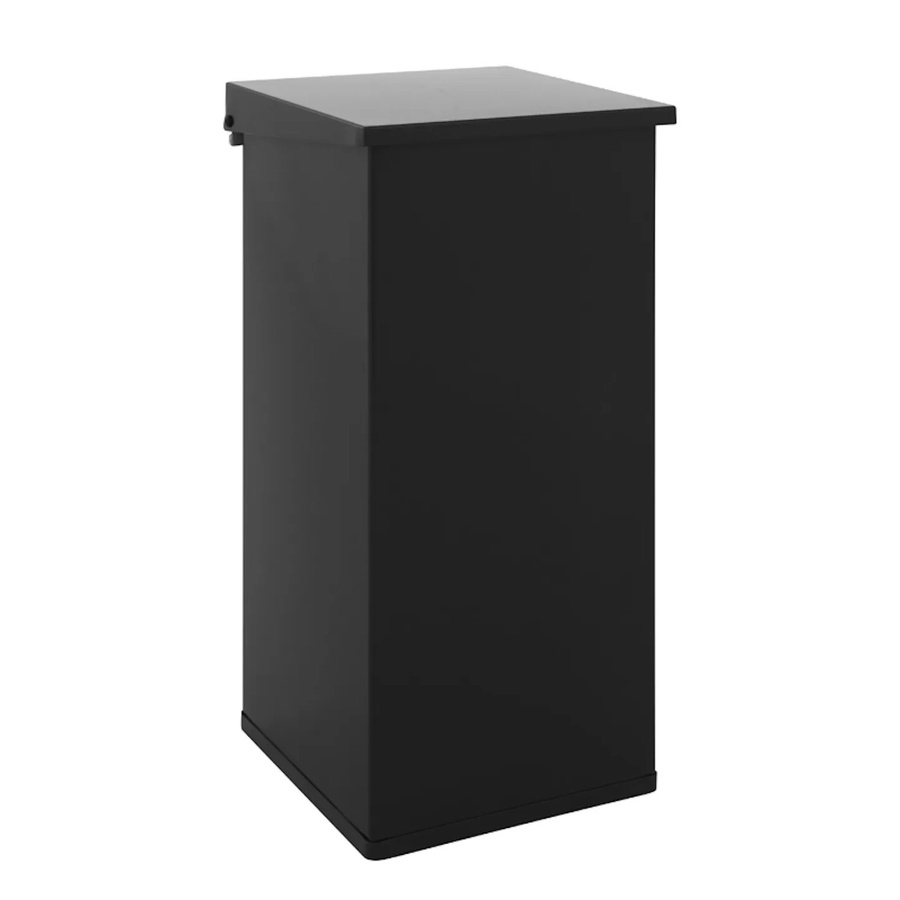 PROREGAL Feuerfester Abfallbehälter Haiti mit Softclose Hebedeckel, Schwarz, 110 Liter, H x B x T: 80 x 36 x 36 cm - Bild 2