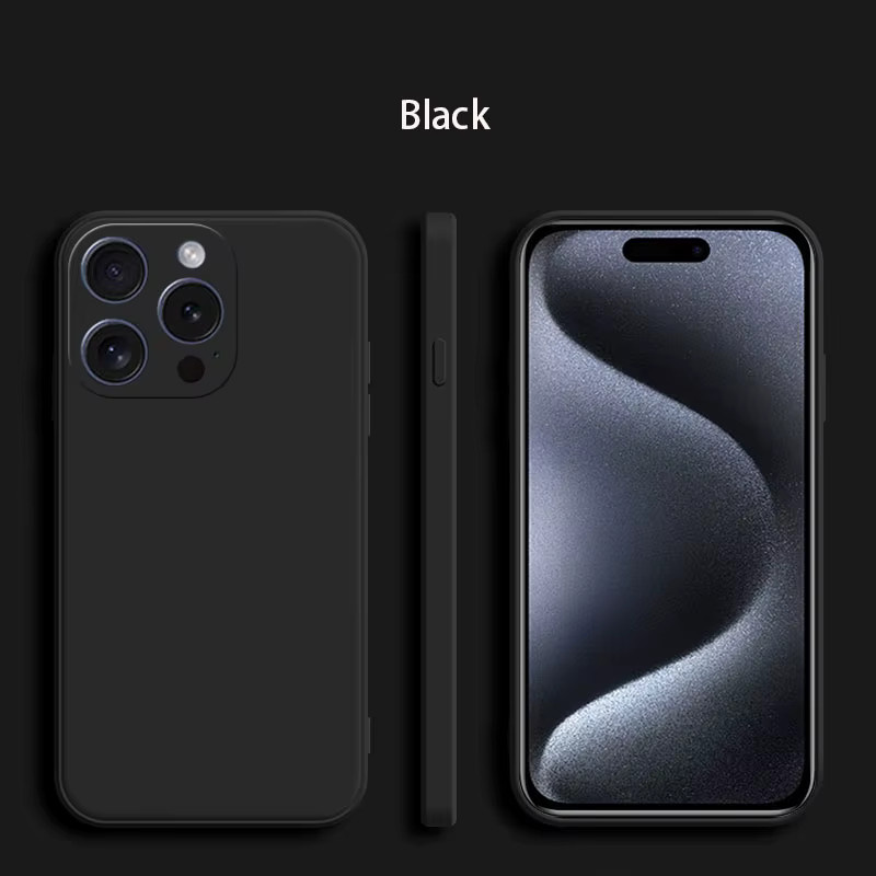 Stoßfeste Silikon Schutzhülle für iPhone 11 12 13 14 15 16 Pro Max Plus Mini in Weiß - Bild 2