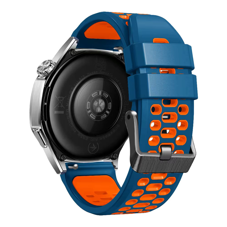 Uhrenarmband Silikon, Zwei-ton, Bunt, Unisex, 22 mm - Bild 2