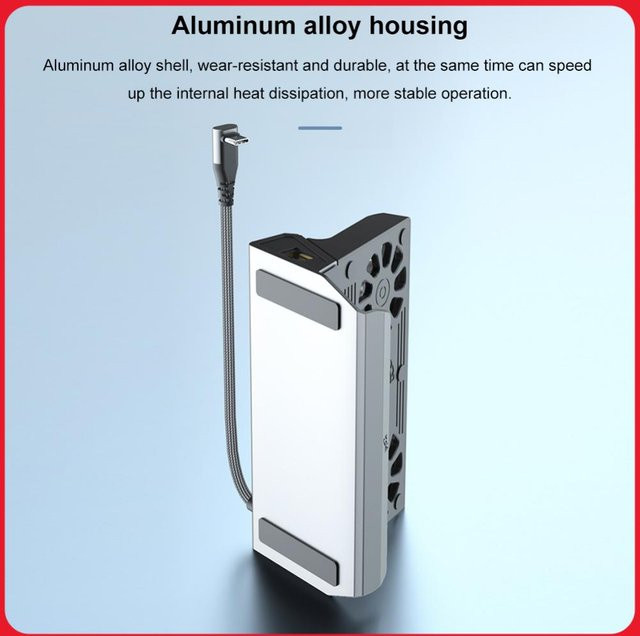 ALLOYSEED Docking Station für ROG Ally mit 4K 60Hz HDMI, Gigabit Ethernet und USB-Anschlüssen - Bild 1