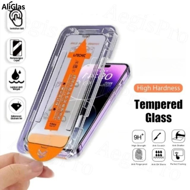 ZMZE 3er-Pack HD Panzerglas Displayschutzfolie für iPhone 17 16 15 Pro Max, transparent, 9H Härtegrad, staubfrei und vollflächig klebend - Bild 1