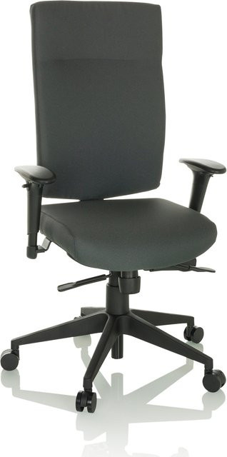 hjh OFFICE Profi Bürostuhl PRO-TEC 300 aus Stoff mit Armlehnen und Höhenverstellung - Bild 1