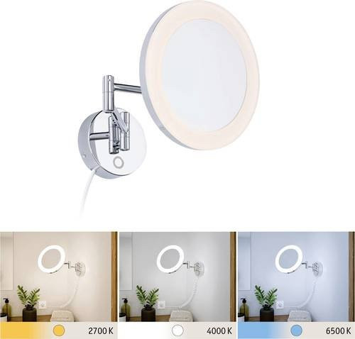 Paulmann Masua 71148 LED-Spiegelleuchte in Chrom mit Touch-Funktion und Warmweiß - Bild 1